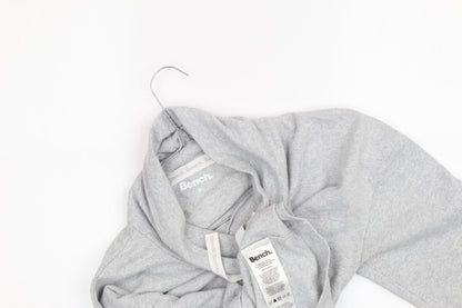 Brand and care label for Bench Grey Woman's Sweatshirt, size M