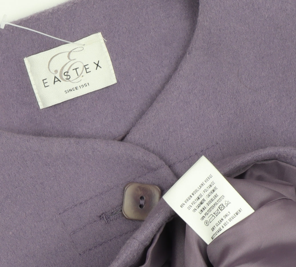 Eastex Women's Purple Wool Blend Business Jacket Size 14