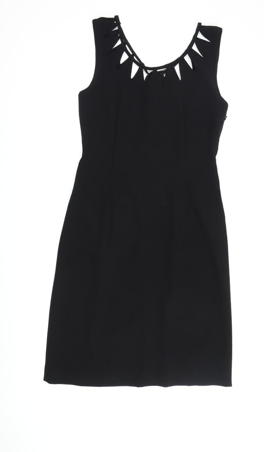 Whistles Women's Black Fit & Flare Dress, Size 10