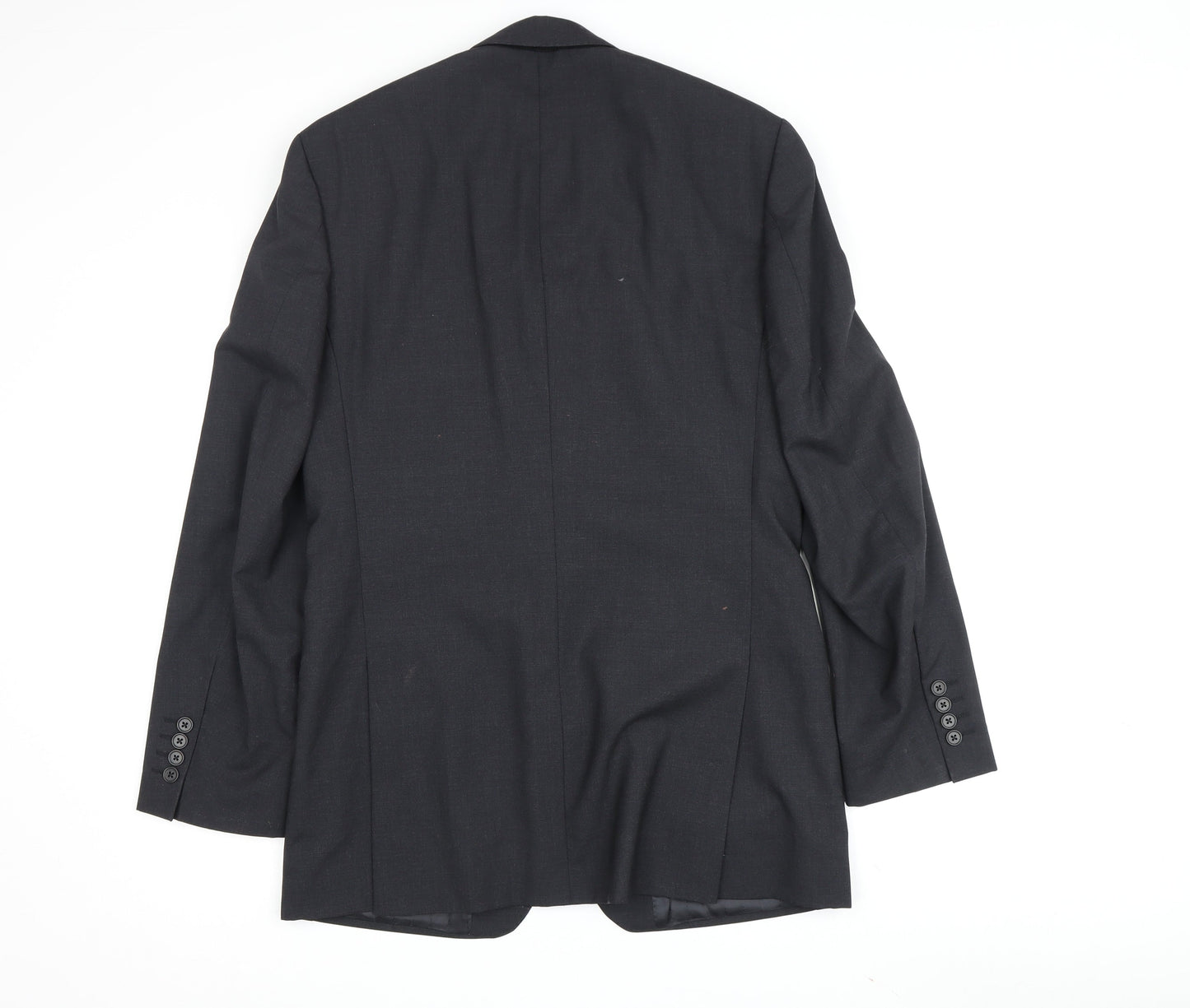 Jaeger Men's Grey Wool Blazer 38 Regular