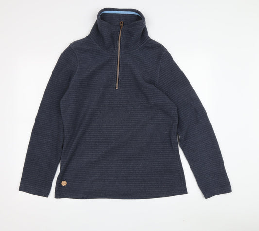 Regatta Blue Women’s 1/4 Zip Sweatshirt Size 8