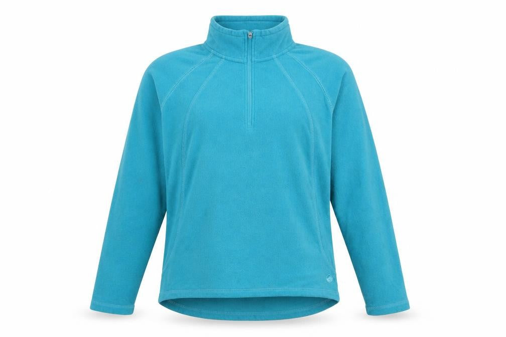 Peter Storm Women's Blue Fleece Pullover Sweatshirt Size 12