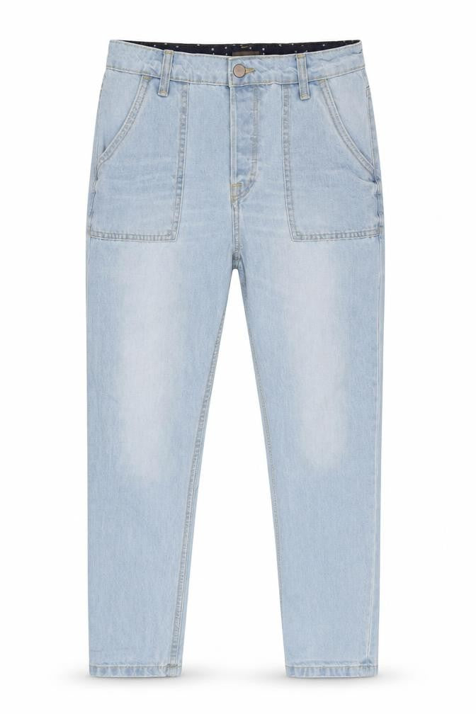 Roxy Women's Blue Straight Jeans with Pockets - Size 26