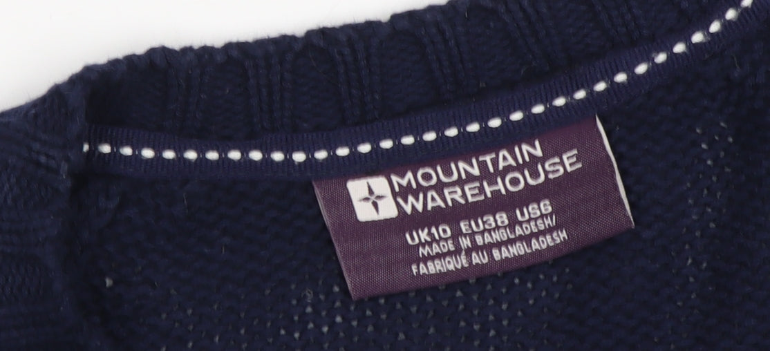 Mountain Warehouse Women's Blue Pullover Jumper Size 10