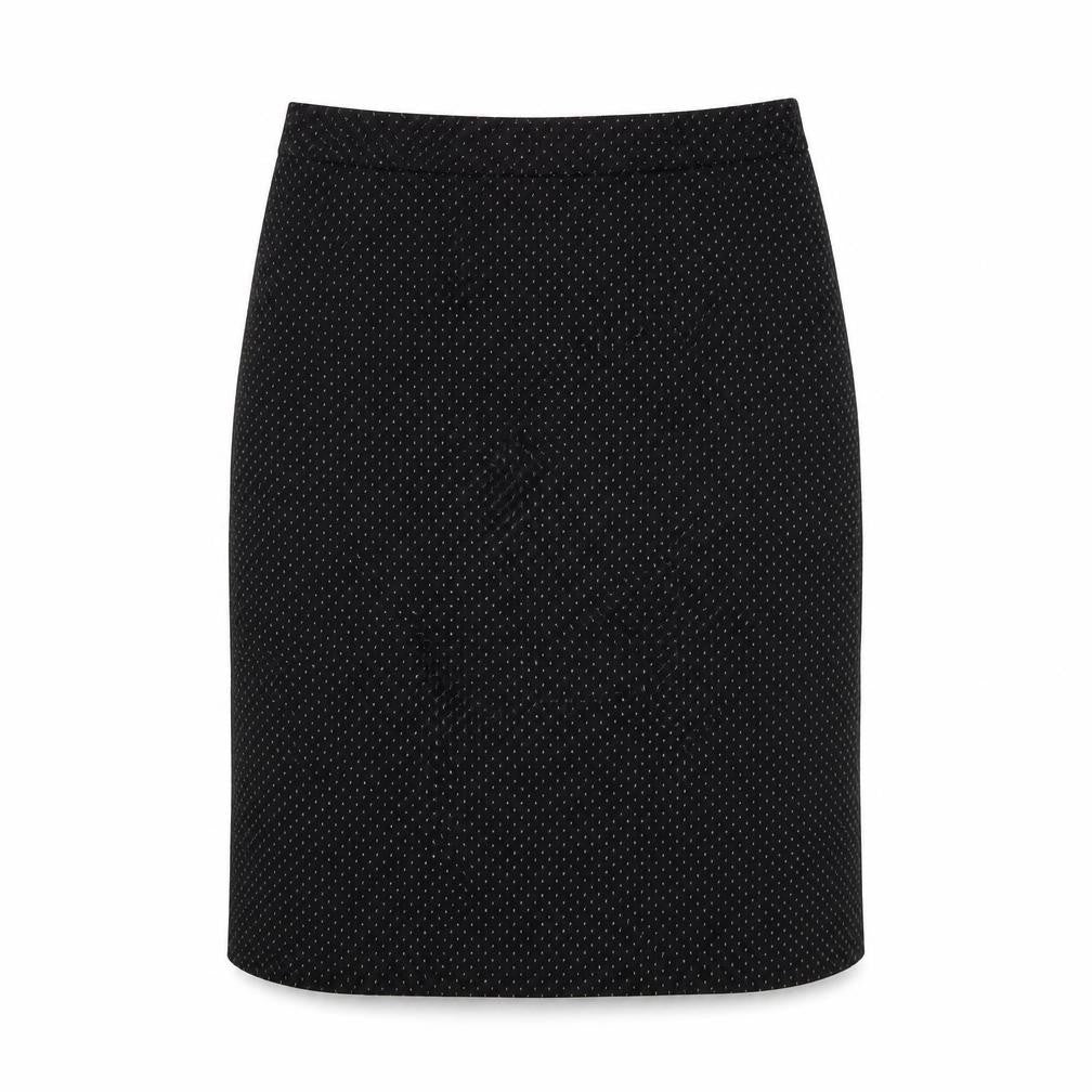 Laura Ashley Women's Black Knee Length Pencil Skirt, Size 12