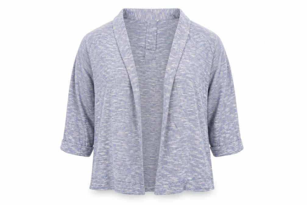 FatFace Women's Blue Collared Cardigan Size 12 Casual