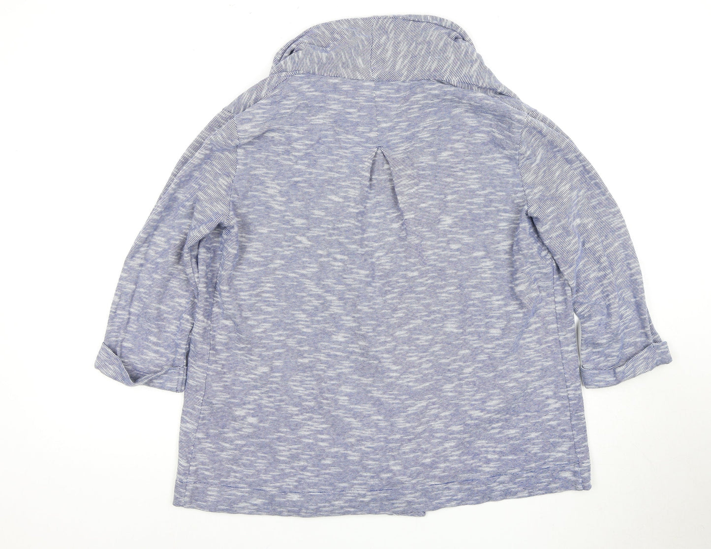 FatFace Women's Blue Collared Cardigan Size 12 Casual