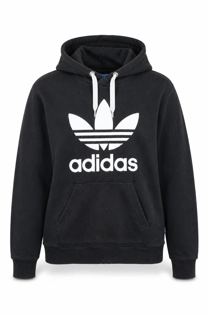 Adidas Unisex Black Pullover Hoodie S