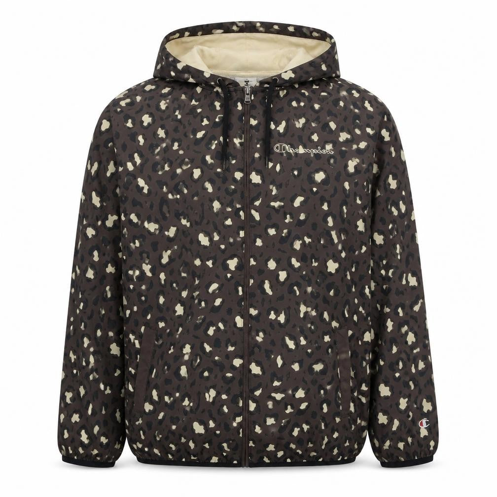 Champion Unisex Brown Animal Print Jacket L