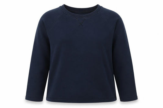 The White Company Blue Women's Sweatshirt, Size 14