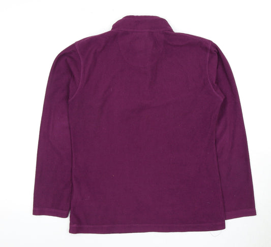 Regatta Women Purple Fleece Pullover Sweatshirt Size 8