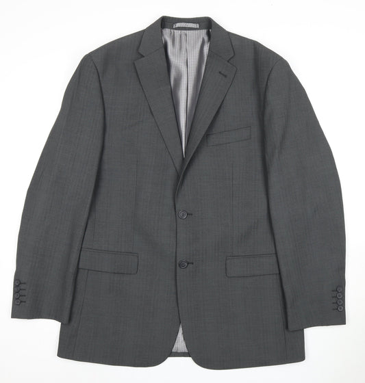1860 Limited Edition Men's Grey Suit Jacket 40 Regular