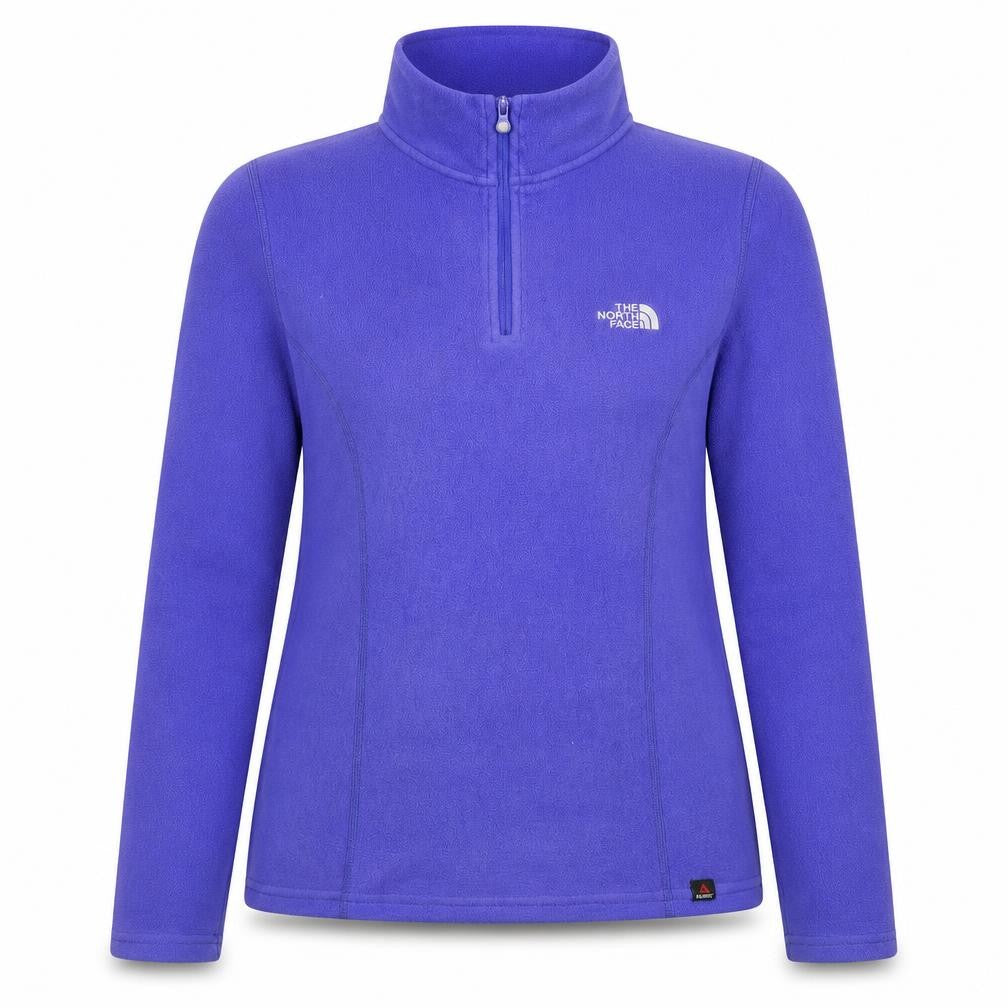 The North Face Women's Purple Fleece Pullover Sweatshirt M