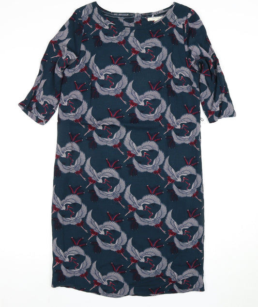 MaxStudio Women's Multicoloured Dress, Size 10, 3/4 Sleeve