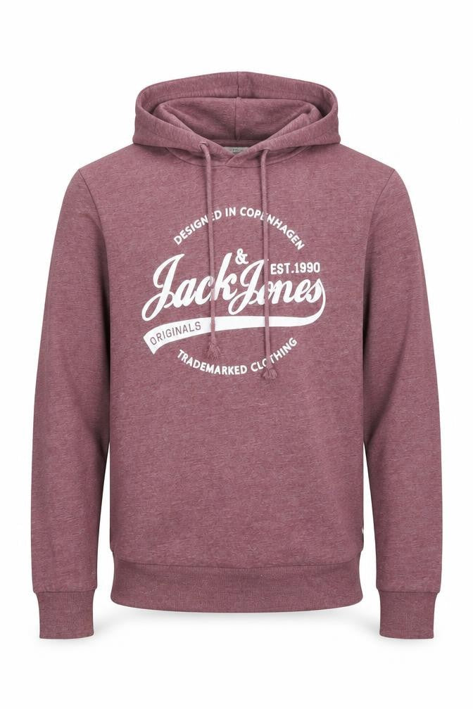 Jack & Jones Men's Purple Pullover Hoodie S