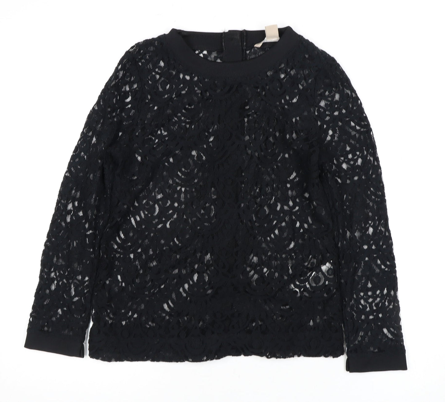 Banana Republic Women's Black Lace Blouse XS