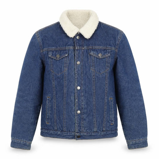 Firetrap Girls Blue Denim Jacket Size 11-12 Lined Casual