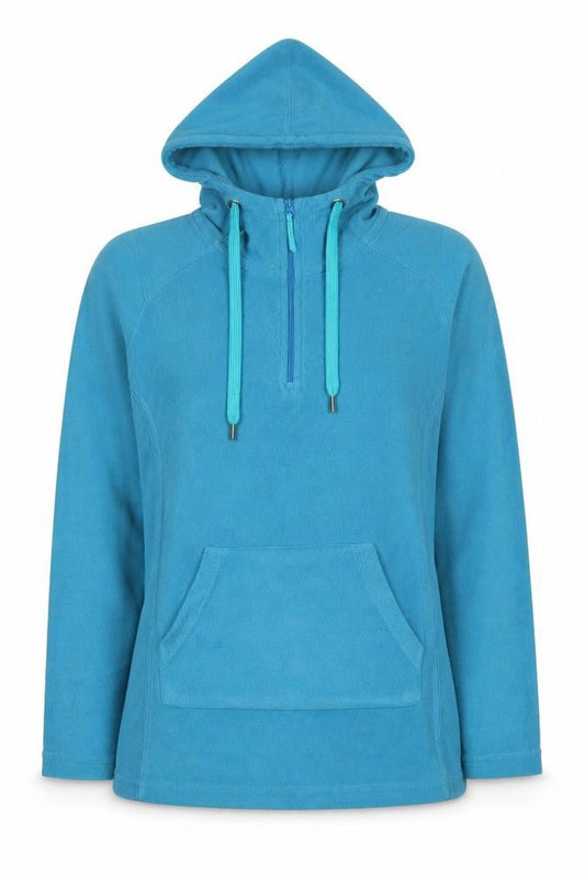 Mountain Warehouse Women's Blue Hoodie Size 10 Fleece