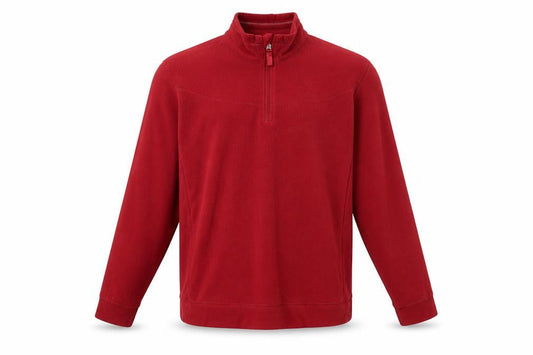 Champion Men's Red XL Pullover Sweatshirt, 1/4 Zip
