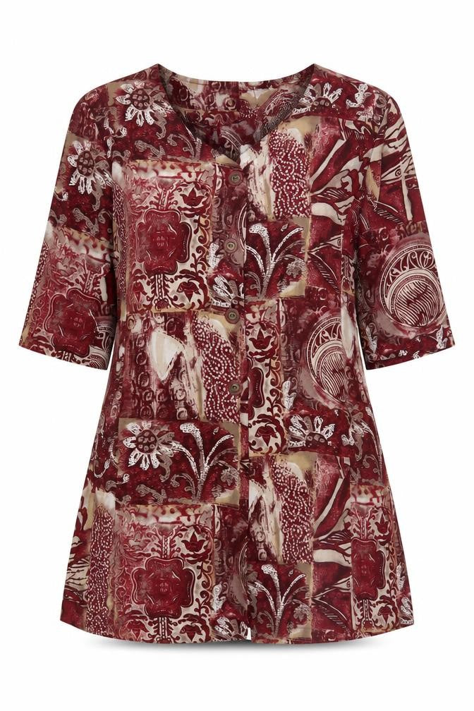Jacques Vert Women's Multicoloured Blouse Size 12
