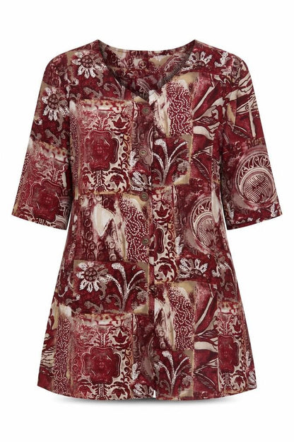Jacques Vert Women's Multicoloured Blouse Size 12