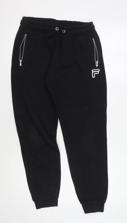Additional front view of Fila Women's Black Jogger Trousers -, size S