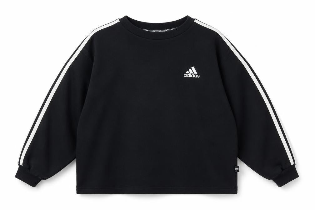 Adidas Men's Black Pullover Sweatshirt - Medium