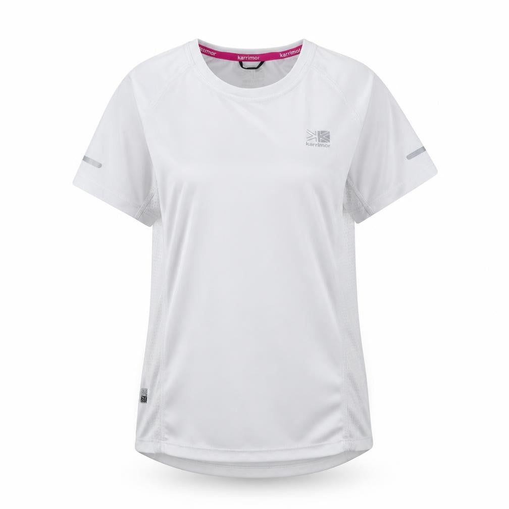 Karrimor Women's White T-Shirt, Size 8, Athletic Fit