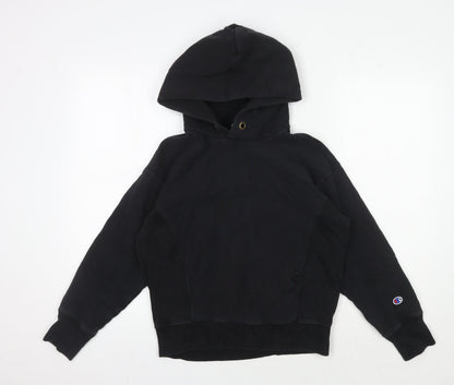 Champion Mens Black Pullover Hoodie XS