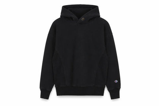 Champion Unisex Black Pullover Hoodie XS