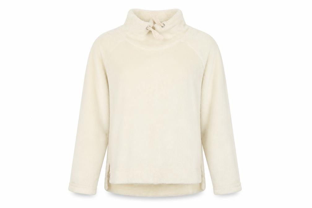 Regatta Girls Ivory Fleece Pullover Sweatshirt 7-8 Years