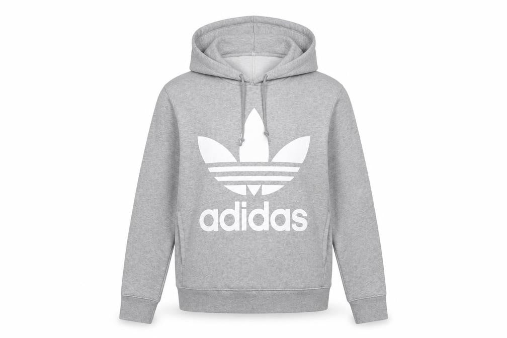 Adidas Women's Grey Pullover Hoodie Size 6
