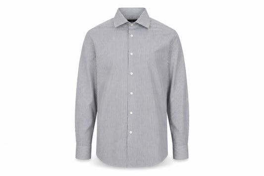 Jasper Conran Men's Grey Striped Classic Shirt 15