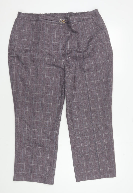Damart Women's Check Trousers Size 18