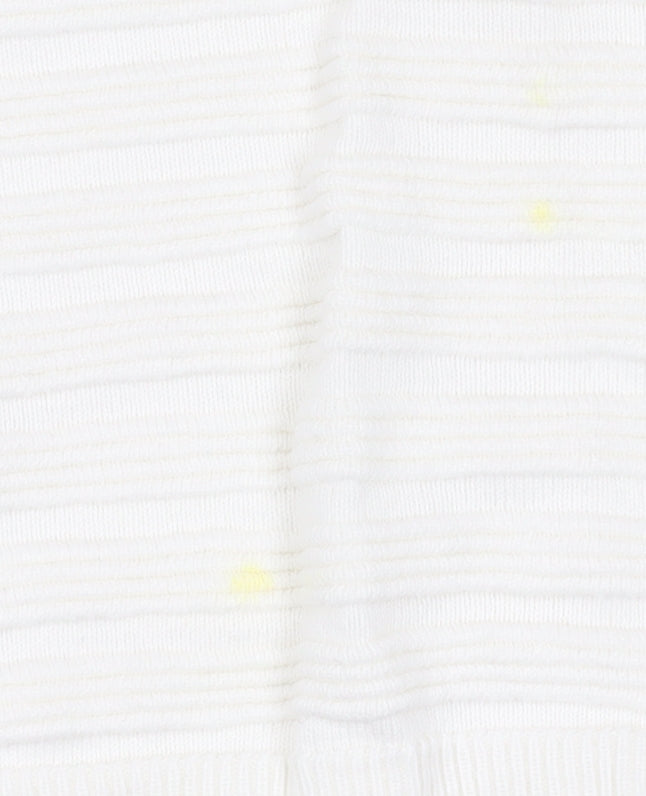 Oasis Women's Ivory Pullover Jumper M Button Detail