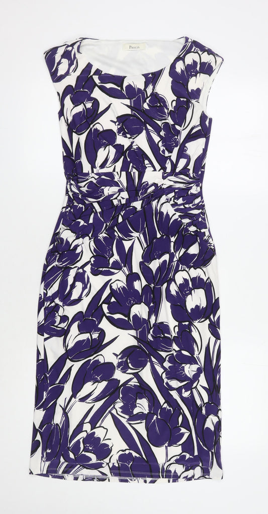 Présis Women Multicoloured Floral Sheath Dress Size 8