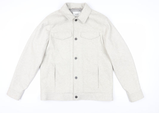 Marks and Spencer Beige Men's Jacket L