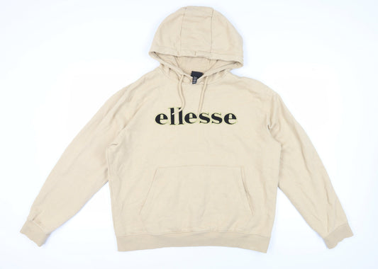 Ellesse Beige Unisex Hoodie XL - Casual Style & Comfort