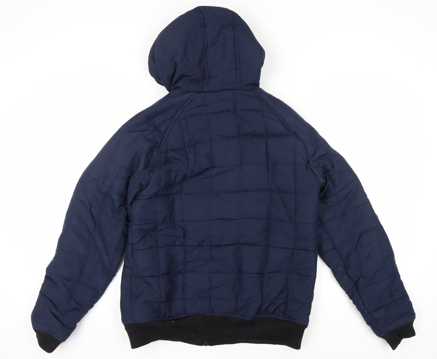 McKenzie Men's Blue Hooded Puffer Jacket Sz S
