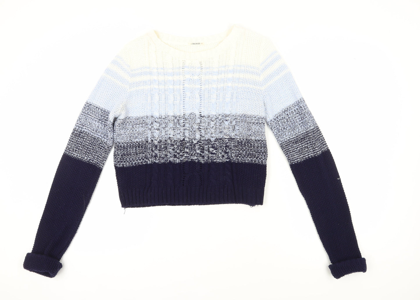 SoulCal Women's Multicoloured Pullover Jumper Size 14