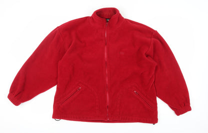 Arctic Storm Women's Red Fleece Jacket Size M