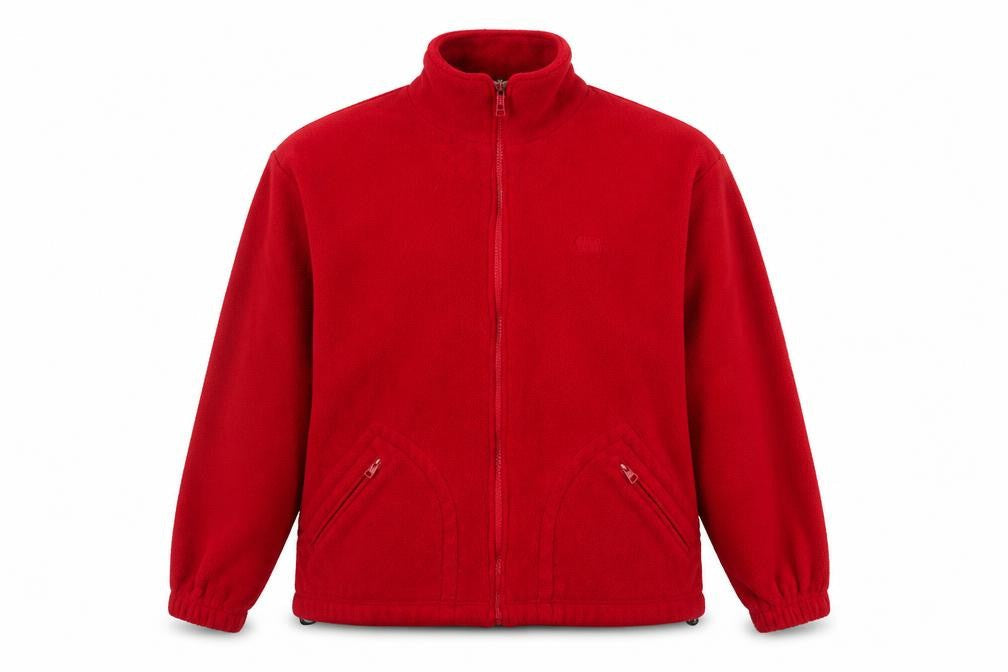 Arctic Storm Women's Red Fleece Jacket Size M