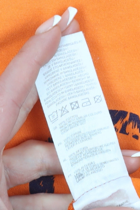 SoulCal Boys Orange T-Shirt California Print 13 Years