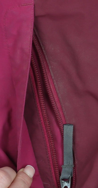 The North Face Women's Red 3-in-1 Jacket M, Hooded, Waterproof