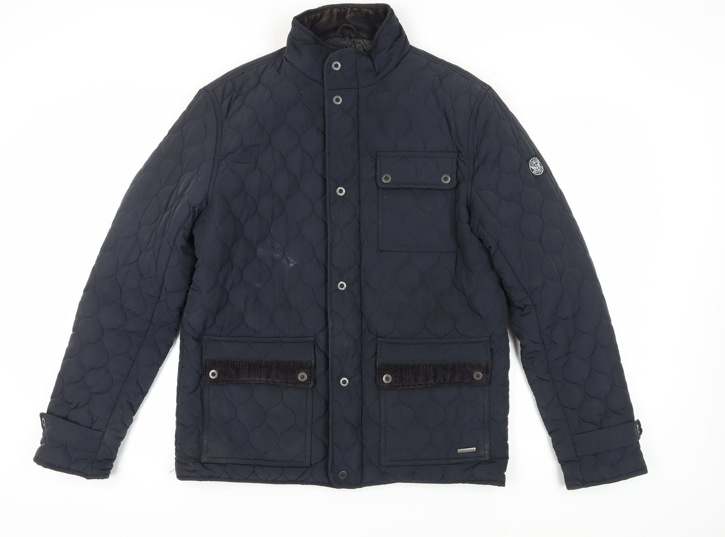 Firetrap Men's Black Quilted Jacket Size L