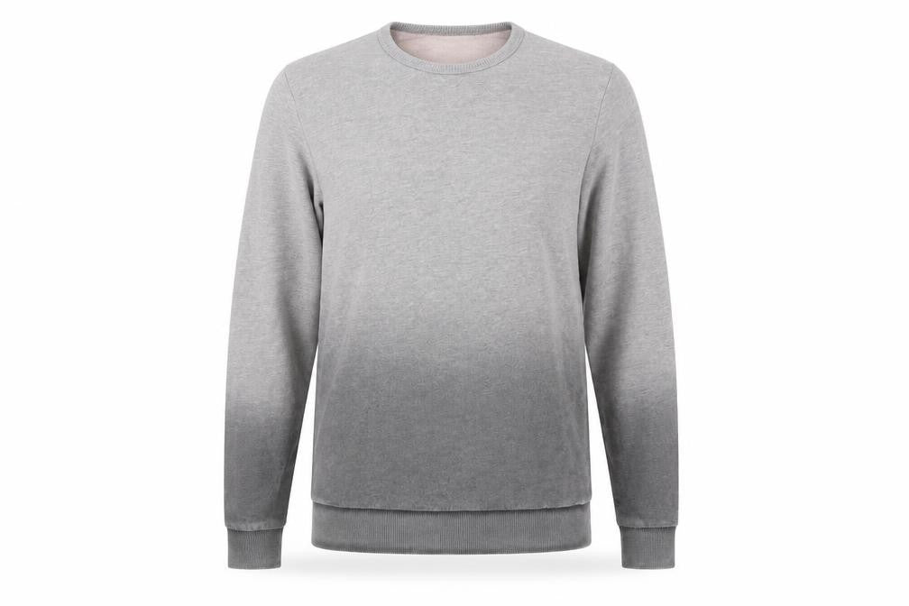 Zara Men's Grey Pullover Sweatshirt - M, Crew Neck