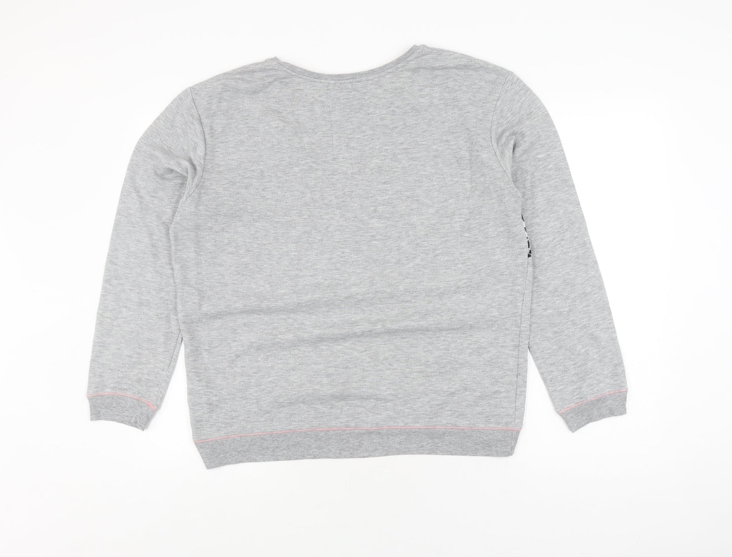 Next Women's Grey Animal Print Pullover Sweatshirt Size 16