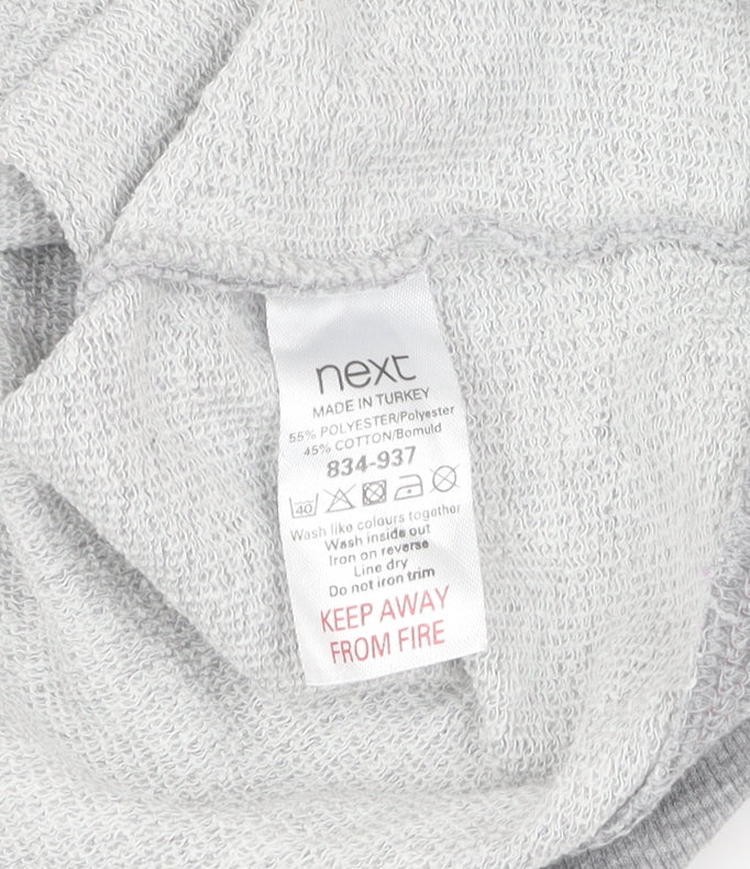 Next Women's Grey Animal Print Pullover Sweatshirt Size 16