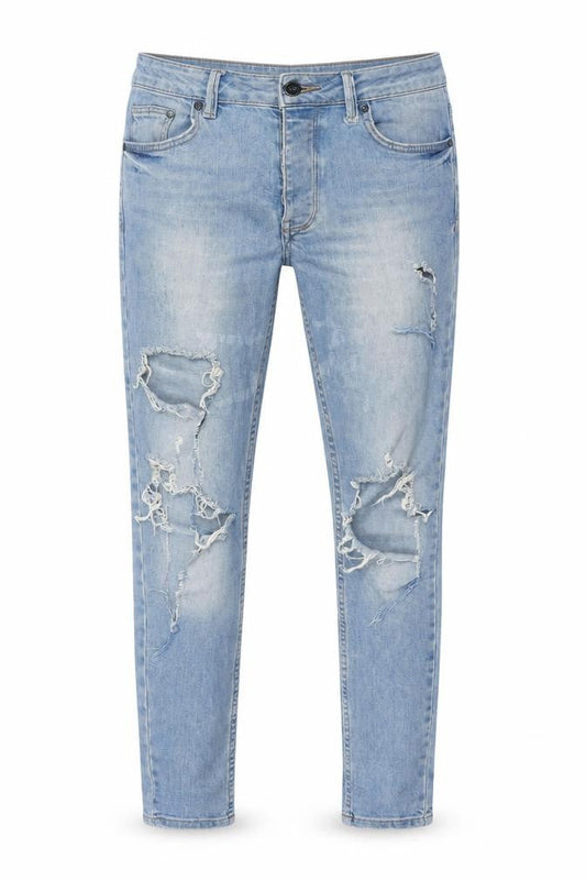GK Women's Blue Distressed Skinny Jeans - Size 30