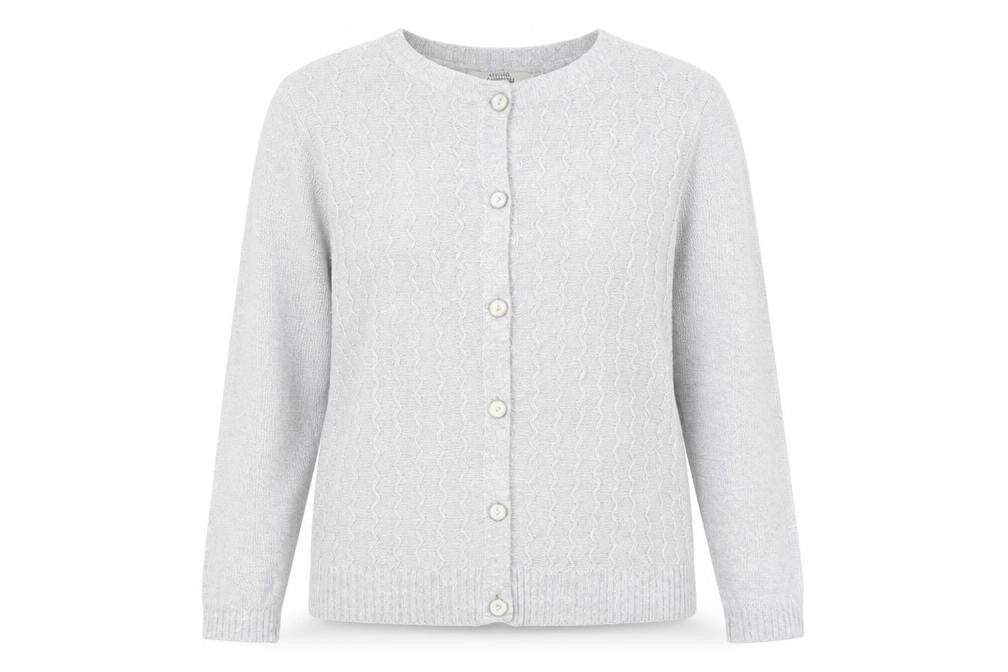 Honor Millburn Women's Grey Knit Cardigan M